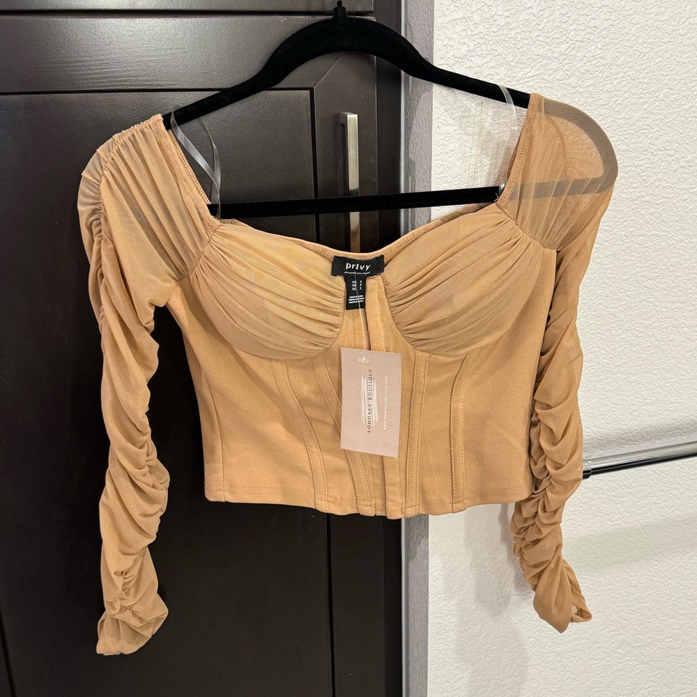 NWT🏷️ Brand New/Never Worn Privy Off-the-Shoulder Bustier